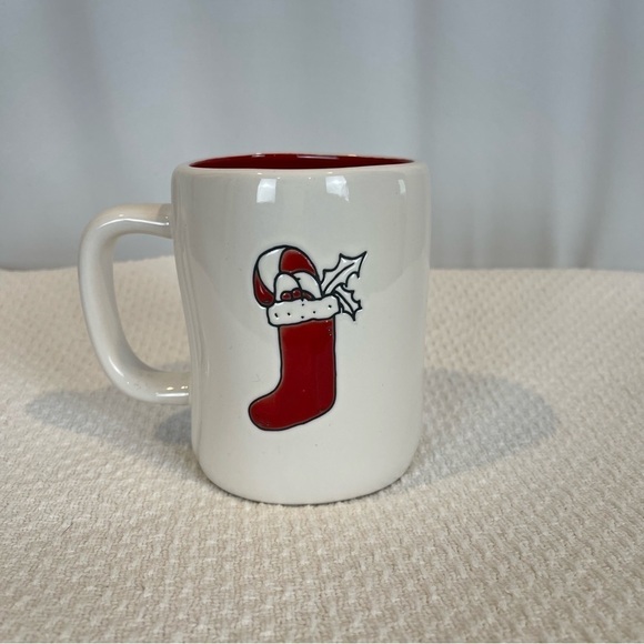 5‎ for $25 Rae Dunn JOY Mug with Stocking - Picture 3 of 7